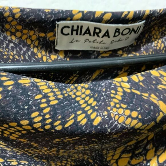 New Chiara Boni La Petite Robe Hasana Sheer-Sleeve Peplum Dress 6/40 Italy $750 - Picture 13 of 14